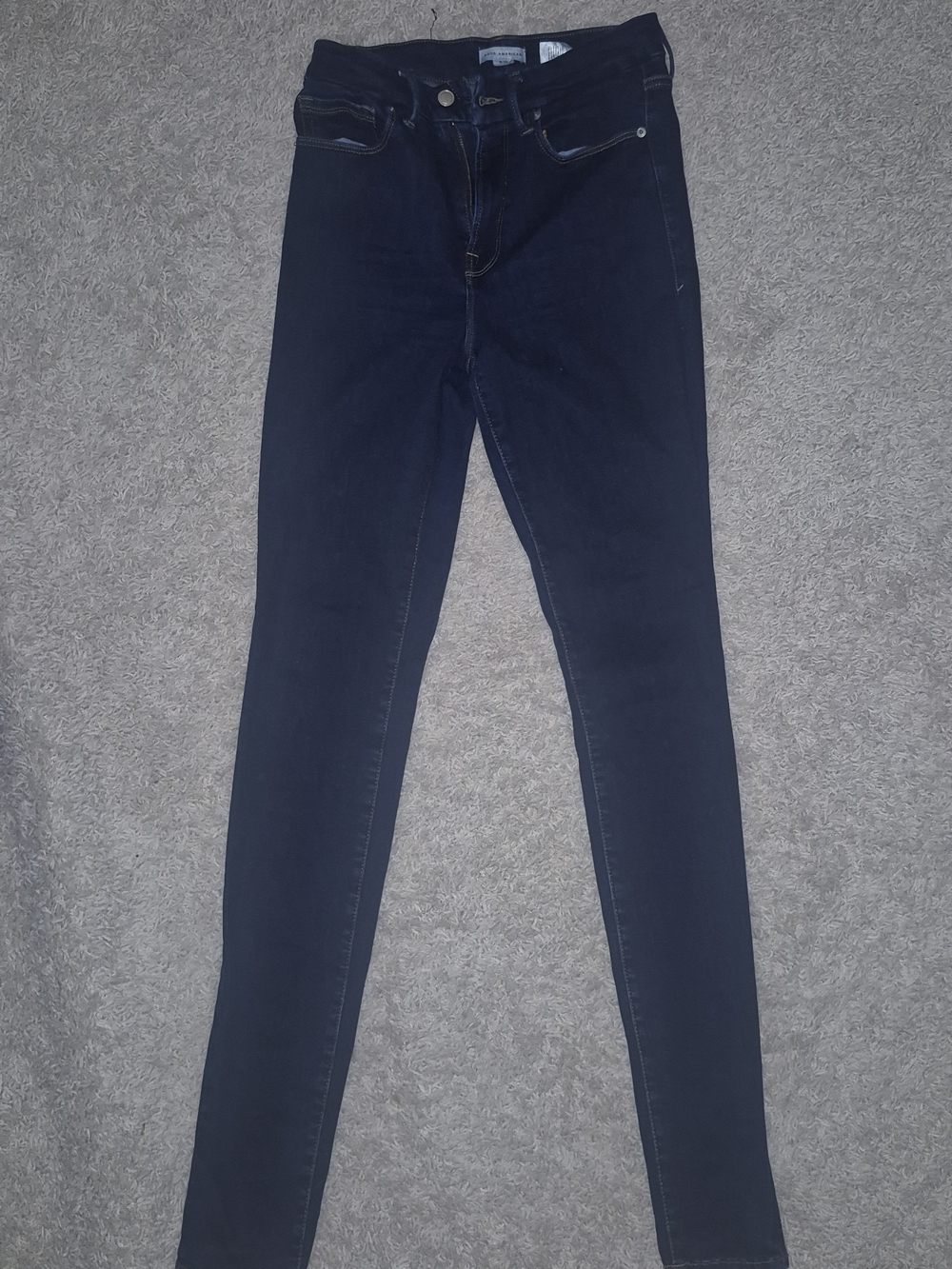 Good American Navy Skinny Jeans - Picture 1 of 3